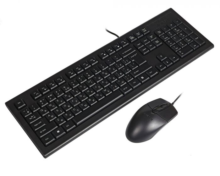 Комплект (клавіатура, миша) A4Tech KR-8572 Black