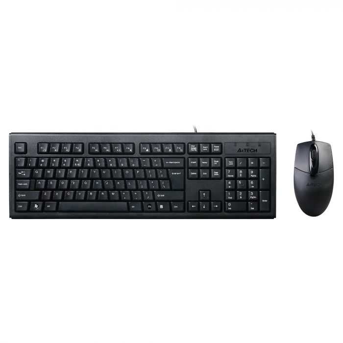 Комплект (клавіатура, миша) A4Tech KRS-8372 Black