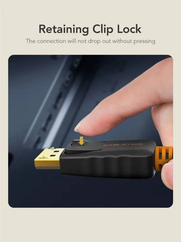 Кабель Cabletime DisplayPort - DisplayPort V 1.2 (M/M), 3 м Black (CD21N)