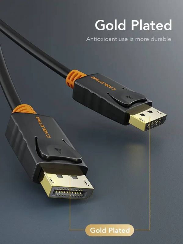 Кабель Cabletime DisplayPort - DisplayPort V 1.2 (M/M), 3 м Black (CD21N)