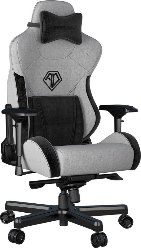 Крісло для геймерів Anda Seat T-Pro 2 Size XL Gray/Black (AD12XLLA-01-GB-F)