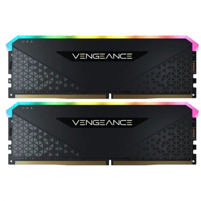 Модуль пам`ятi DDR4 2x16GB/3600 Corsair Vengeance RGB RS Black (CMG32GX4M2D3600C18)