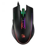 Миша Bloody Q81 Neon XGlide Curve Black