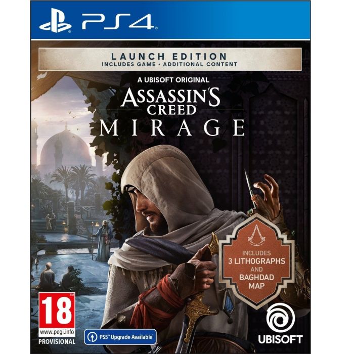 Гра Assassin`s Creed Mirage Launch Edition для Sony PlayStation 4, Russian Subtitles, Blu-ray (3307216258018)