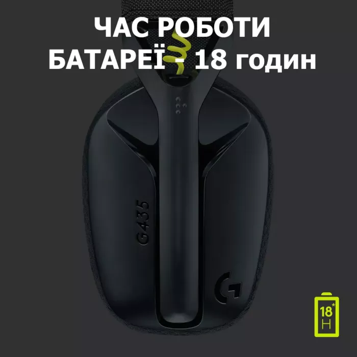 Bluetooth-гарнітура Logitech G435 Wireless Black (981-001050)