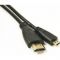 Кабель PowerPlant (KD00AS1242) HDMI-microHDMI v1.3, 2м, Black