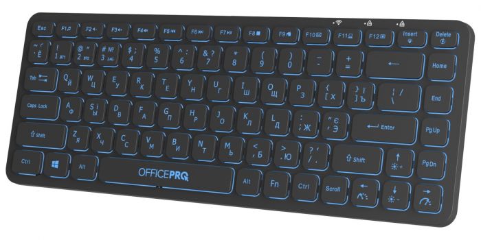 Клавіатура бездротова OfficePro SK790B Bluetooth Black 