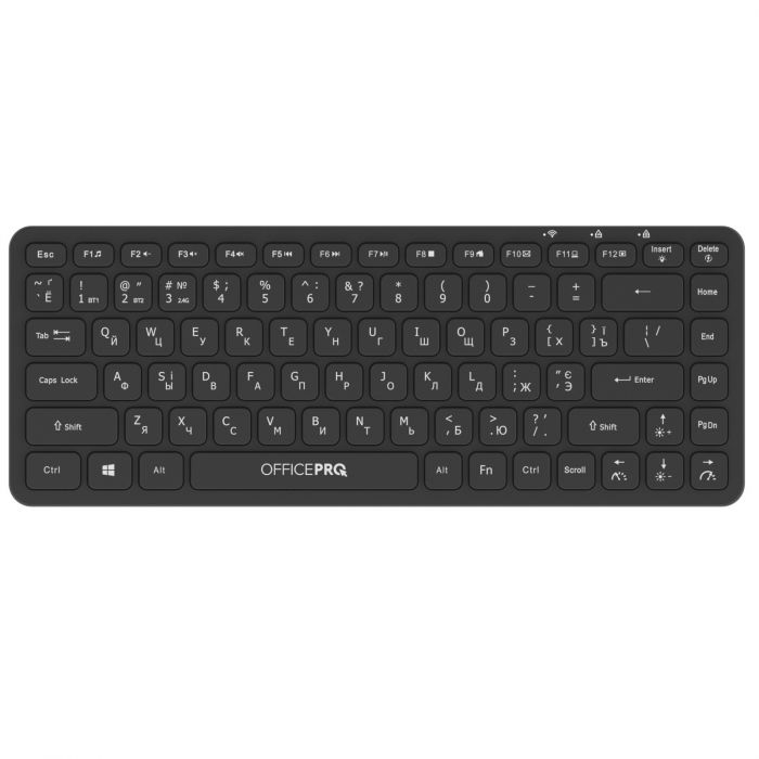 Клавіатура бездротова OfficePro SK790B Bluetooth Black 