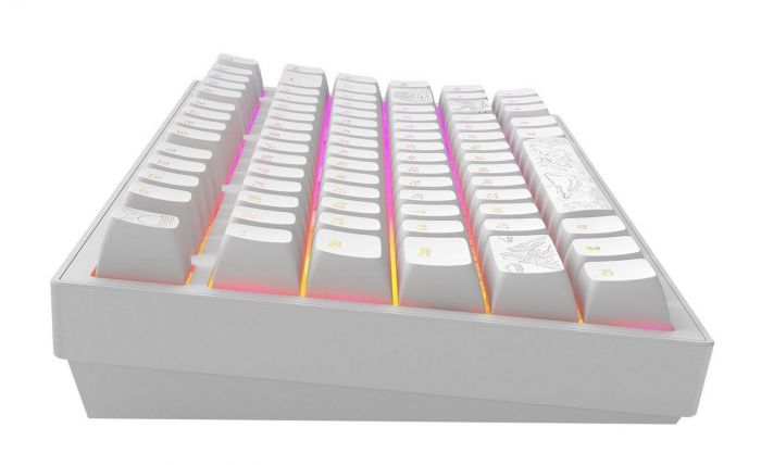 Клавіатура Dark Project ALU81 Terra Nostra White (DPKB_NOSTRA_81_ANSI_WHITE_UA)