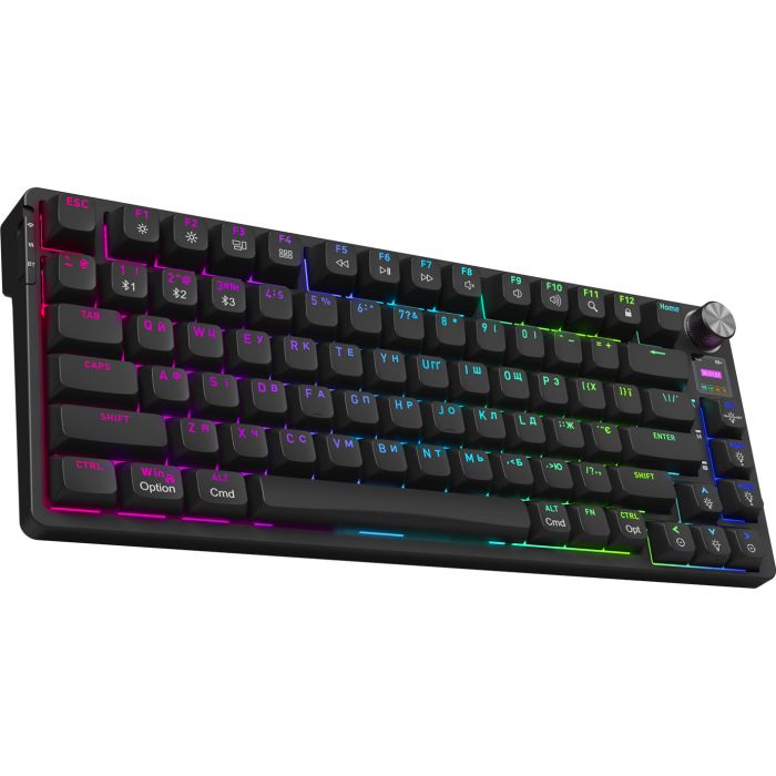 Клавіатура бездротова Hator Icefall PRO Wireless, TFT display Black (HTK450UA)