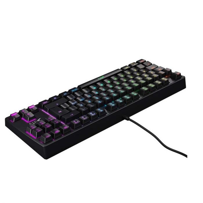 Клавіатура Xtrfy K4 TKL RGB Kailh Red UA Black (XG-K4-RGB-TKL-R-UKR) USB