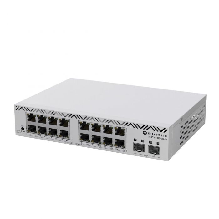 Комутатор MikroTik CSS318-16G-2S+IN