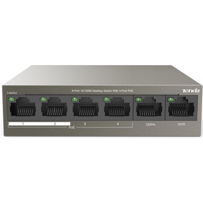 Комутатор Tenda TEF1106P-4-63W