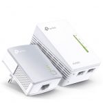 Комплект адаптерів для створення мережі Ethernet на основі електромережі TL-WPA4220KIT (500Mbps, Wi-Fi)