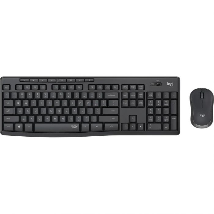 Комплект (клавiатура, миша) бездротовий Logitech MK295 Combo Black (920-009800)