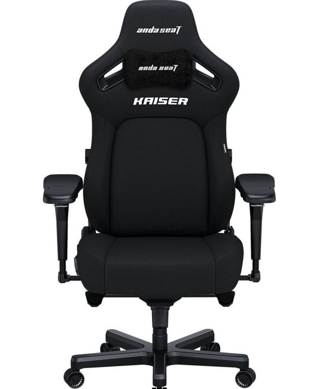 Крісло для геймерів Anda Seat Kaiser 4 Size XL Fabric Black (AD12YDDC-XLL-20-B-CF)