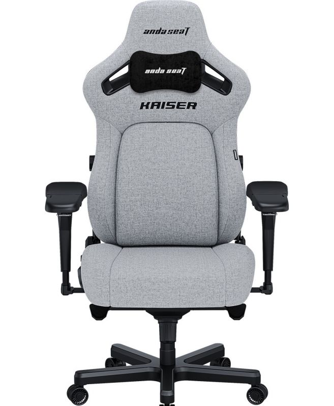 Крісло для геймерів Anda Seat Kaiser 4 Size XL Fabric Gray (AD12YDDC-XLL-20-G-CF)