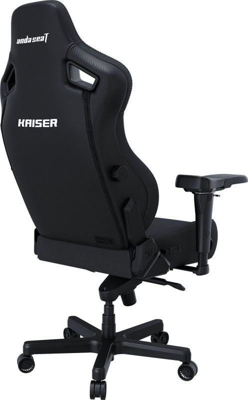 Крісло для геймерів Anda Seat Kaiser 4 Size XL Fabric Black (AD12YDDC-XLL-20-B-CF)