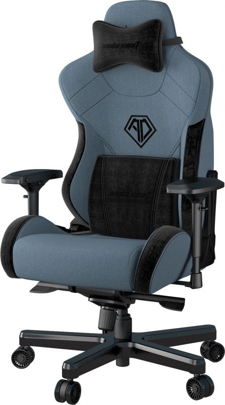 Крісло для геймерів Anda Seat T-Pro 2 Size XL Blue/Black (AD12XLLA-01-SB-F)