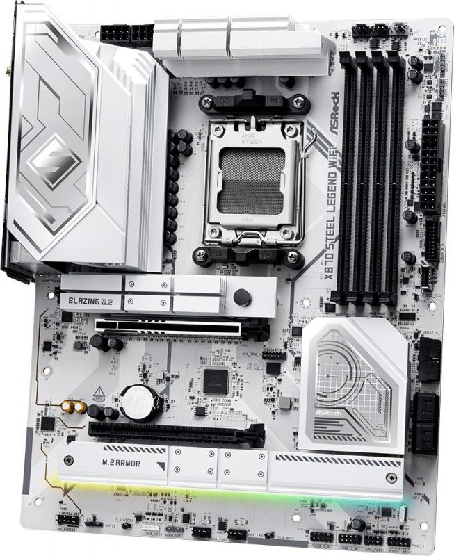 Материнська плата ASRock X870 Steel Legend WiFi Socket AM5