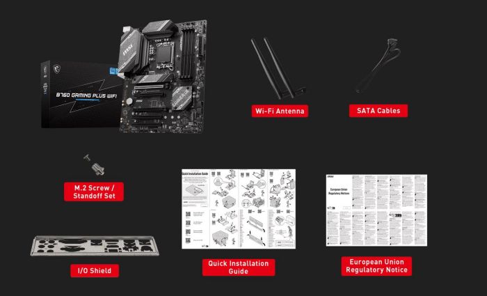 Материнська плата MSI B760 Gaming Plus WiFi DDR4 Socket 1700