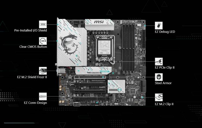 Материнська плата MSI B860M Gaming Plus WiFi Socket 1851