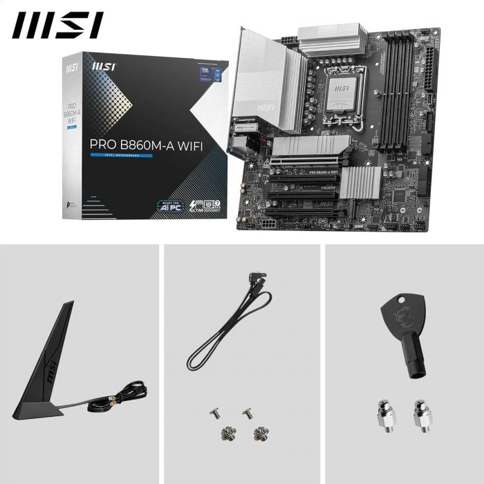 Материнська плата MSI Pro B860M-A WiFi Socket 1851