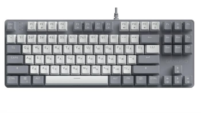 Клавіатура GamePro Genesis Metallic MK110G Outemu Red Swithes USB Gray