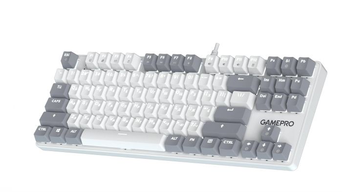 Клавіатура GamePro Genesis Metallic MK110W Outemu Red Swithes USB White