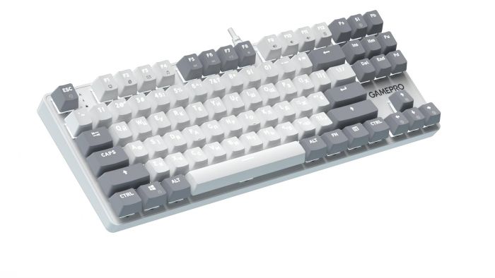 Клавіатура GamePro Genesis Metallic MK110W Outemu Red Swithes USB White