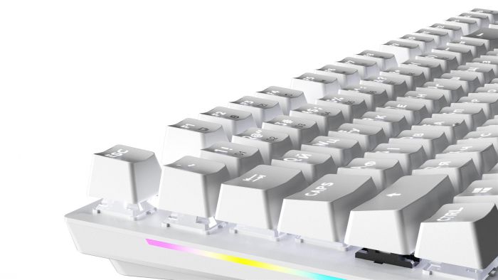 Клавіатура GamePro Genesis Joker MK124W Outemu Red Swithes USB White