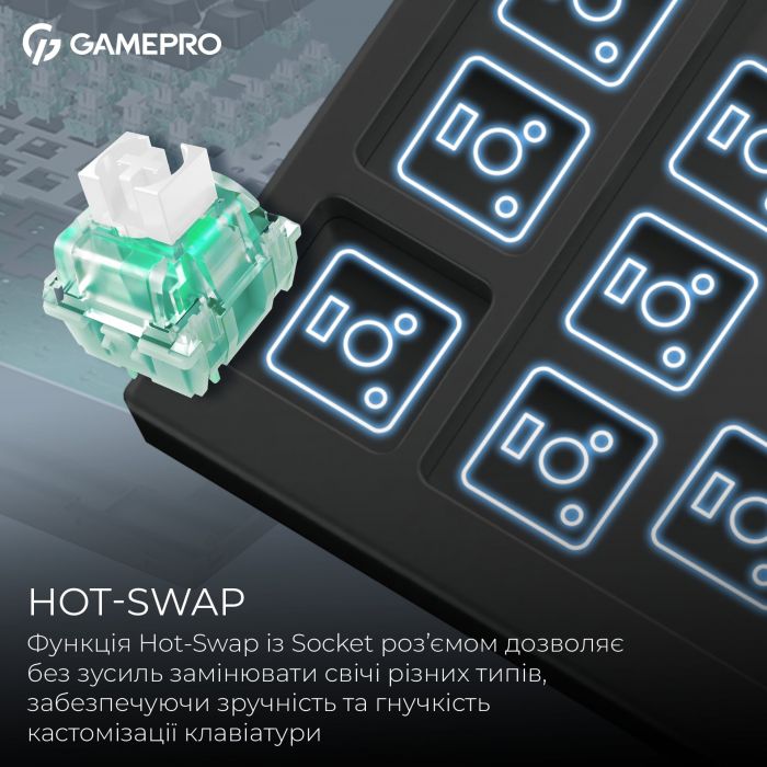 Клавіатура GamePro Asgard Valhalla Max MK160B Max USB Black