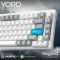 Клавіатура бездротова GamePro Asgard Yord Keychron Super Red Switch White (MK266WH)