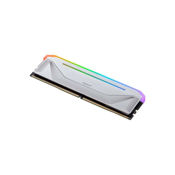 Модуль пам`ятi DDR5 2x16GB/5200 Apacer NOX RGB Silver (AH5U32G52C522NWAA-2)