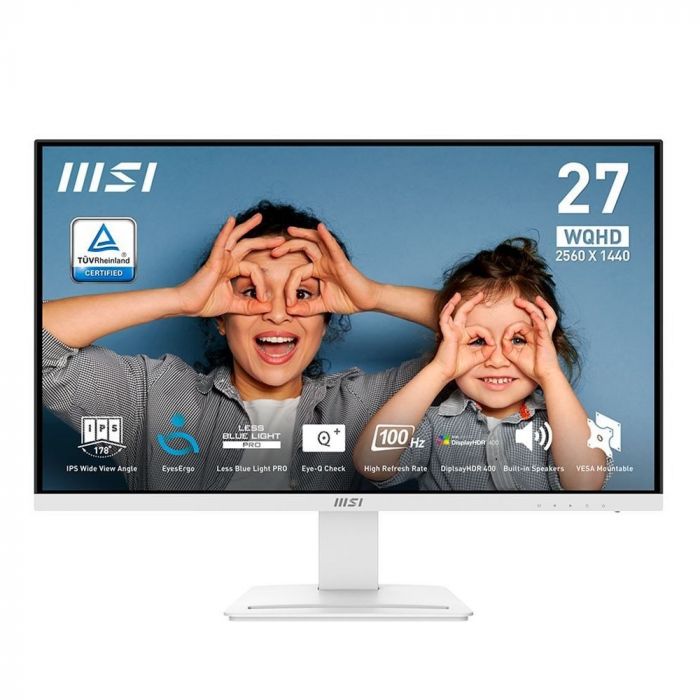 Монітор MSI 27" Pro MP273QW E2 IPS White 100Hz