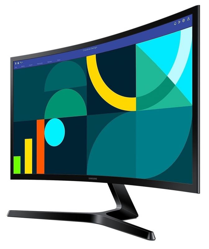 Монітор Samsung 24" LS24D366GA (LS24D366GAIXCI) VA Black Curved 100Hz