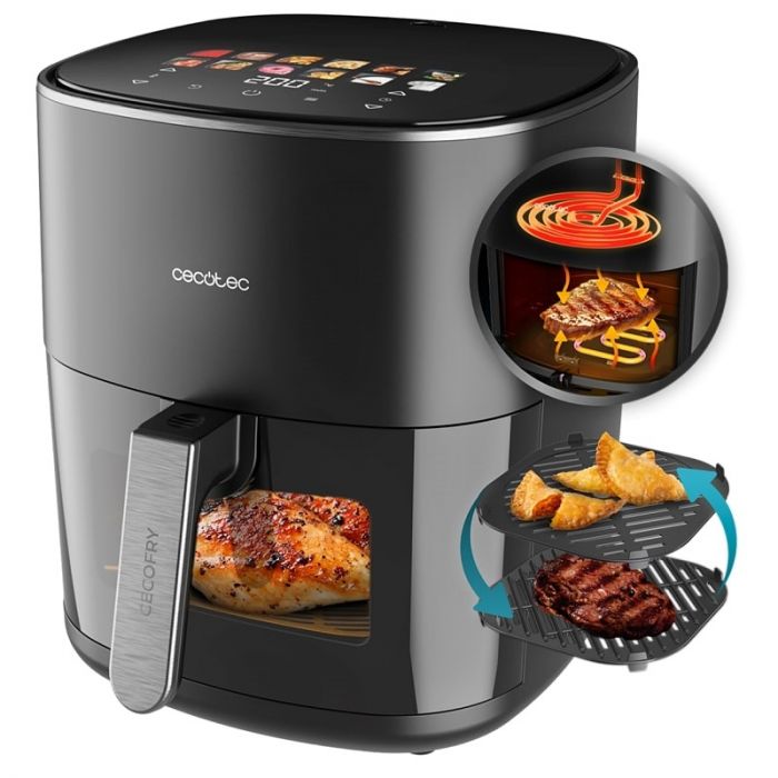 Мультипіч Cecotec Cecofry&Grill Duoheat 6500 (A01_EU01_100500)