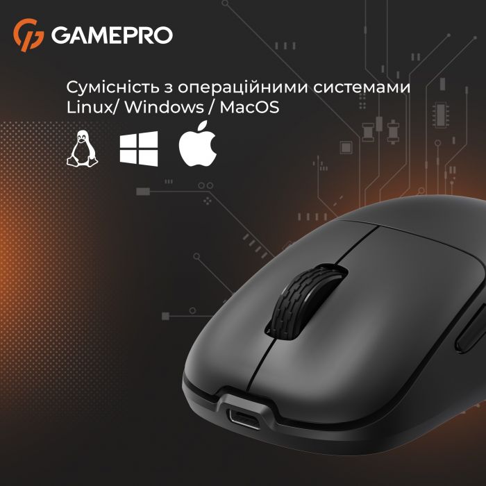 Миша бездротова GamePro GM990B Black