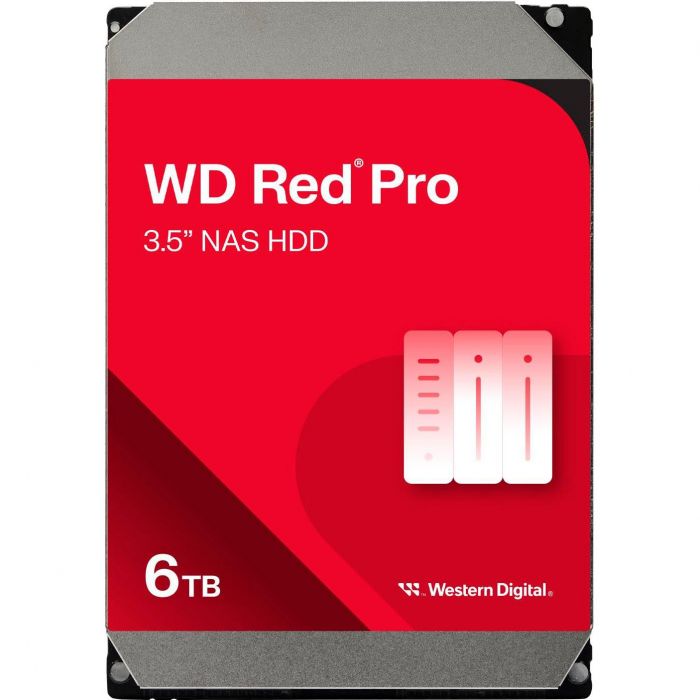 Накопичувач HDD SATA 6.0TB WD Red Pro NAS 7200rpm 256MB (WD6005FFBX)