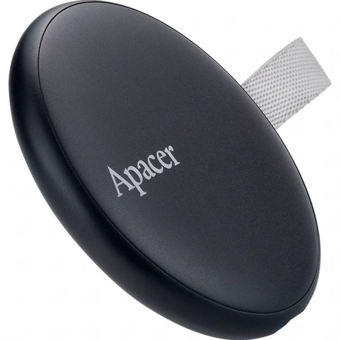 Накопичувач зовнішній SSD USB 1 TB Apacer Magnetic Portable AS725 Black (AP1TBAS725B-1)