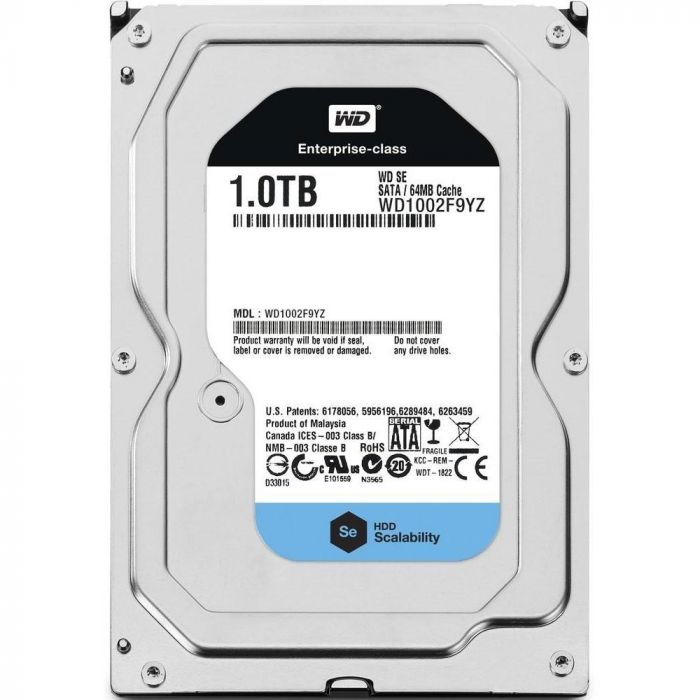 Накопичувач HDD SATA 1.0TB WD Se 7200rpm 128MB (WD1002F9YZ)