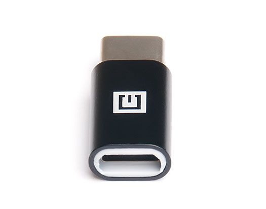 Адаптер REAL-EL micro USB - USB Type-C (F/M), Black (EL123500018)