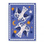 Плед Orner Птахи на зоряному небі 130х170 см (orner-2606)