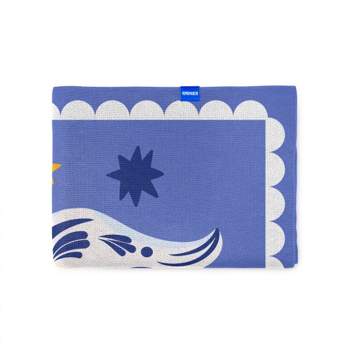 Плед Orner Птахи на зоряному небі 130х170 см (orner-2606)