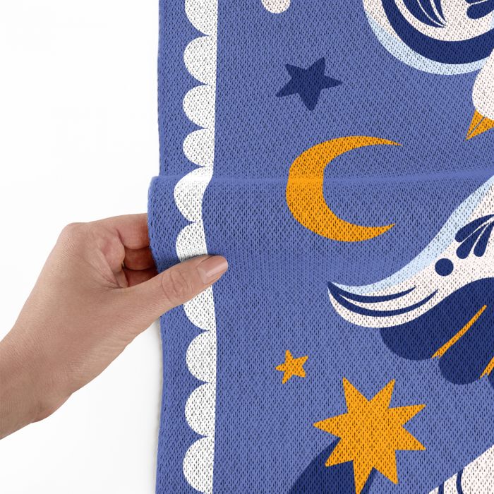 Плед Orner Птахи на зоряному небі 130х170 см (orner-2606)