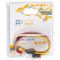 Перехідник живлення PowerPlant Molex - 2 SATA 0.15 м (CA913060)