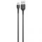Кабель Grand-X USB - Lightning (M/M), Cu, 2.1 A, 1 м, Black (PL01B)