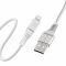 Кабель Promate USB - Lightning (M/M), 2.4 A, 1.2 м, PowerLine-Ai120 White