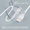 Кабель Promate USB - Lightning (M/M), 2.4 A, 1.2 м, PowerLine-Ai120 White