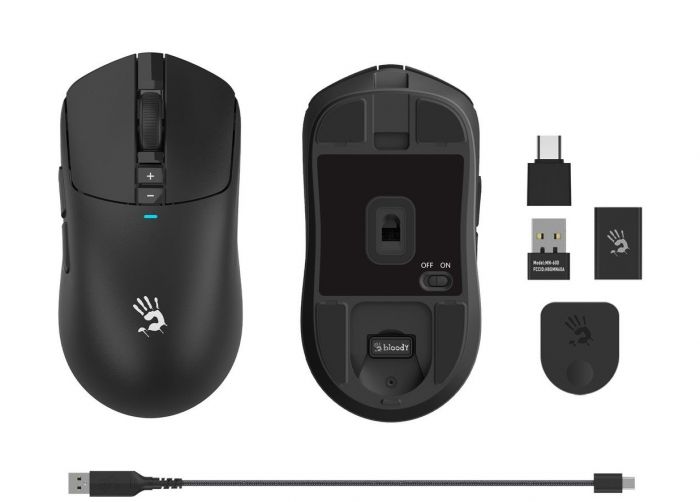 Миша бездротова A4Tech Bloody R72 Ultra Black